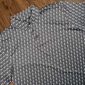 Grateful Dead Section 119 Polo Shirt Mens XL Grey Steal Your Face SYF Golf